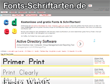 Tablet Screenshot of fonts-schriftarten.de